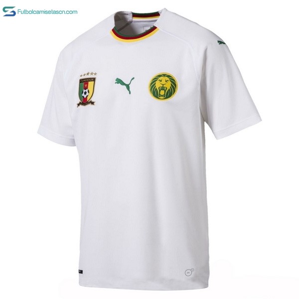 Camiseta Camerún 2ª 2018 Blanco